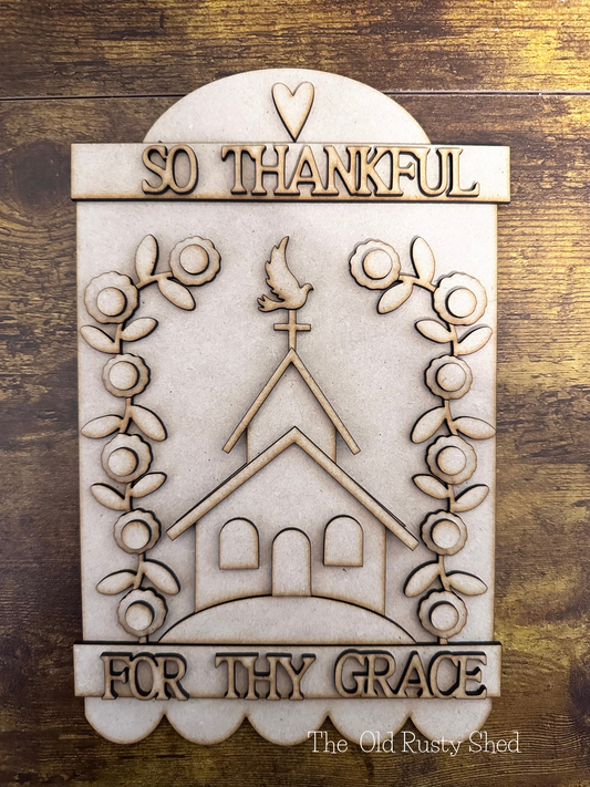 E203 So Thankful Church DIY Sign