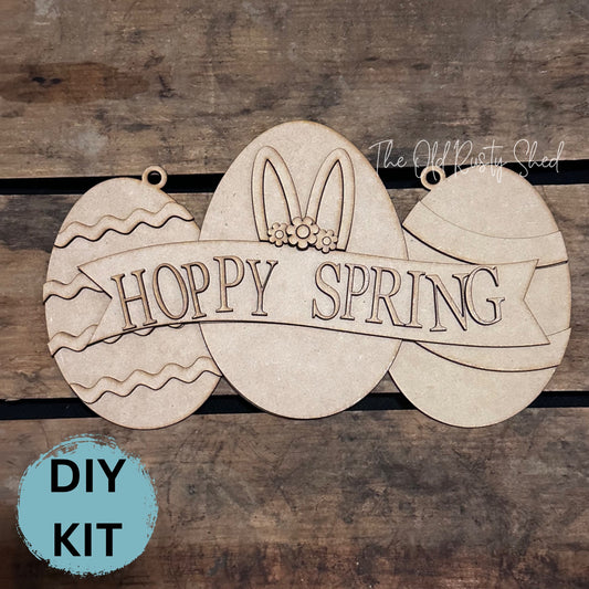 S124 Hoppy Spring Egg Sign