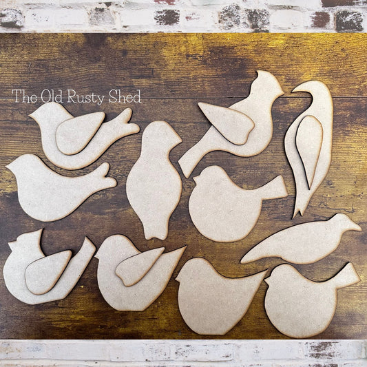 X203 Bird Bundle Embellishments