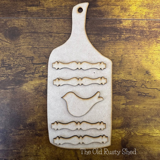 SP101 Bird Spindle Cutting Board