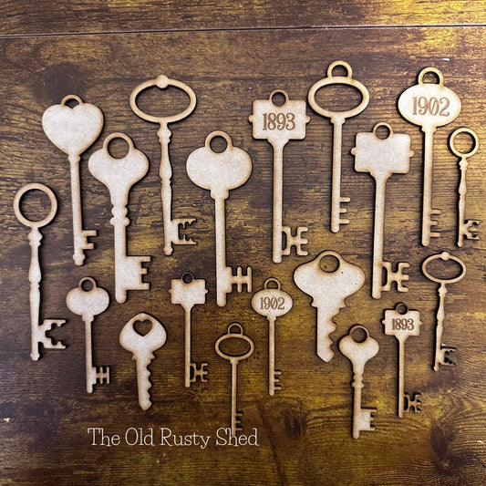 X201 Vintage Skeleton Keys